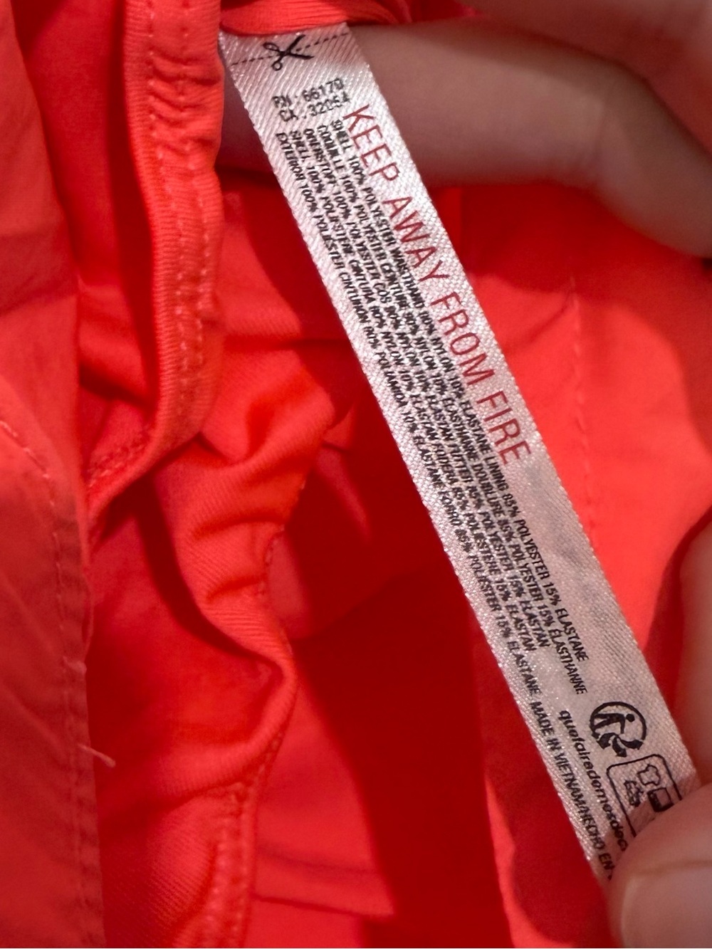 Free People Electric Sunset Orange Carpe Diem Shorts SIZE XL - Picture 6 of 6